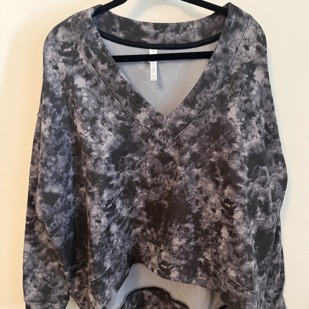 Fabletics High-Low V-Neck Sweatshirt